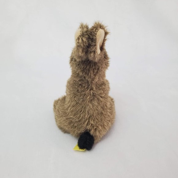 Folkmanis Mini Jack Rabbit Finger Puppet 5" Plush Toy - Picture 4 of 11